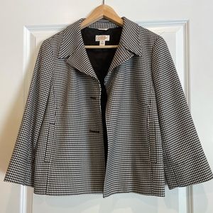 Talbots Houndstooth Stretch Women’s Blazer